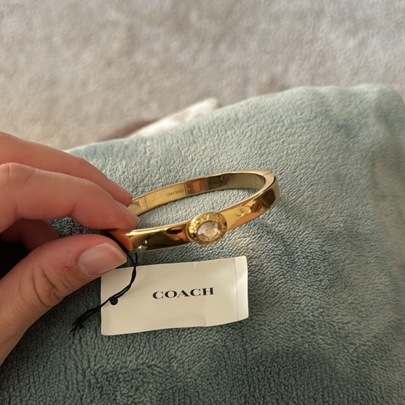 Coach Signature Logo Swarovski Crystals Bangle ❄️FLASH SALE❄️ - Picture 5 of 5